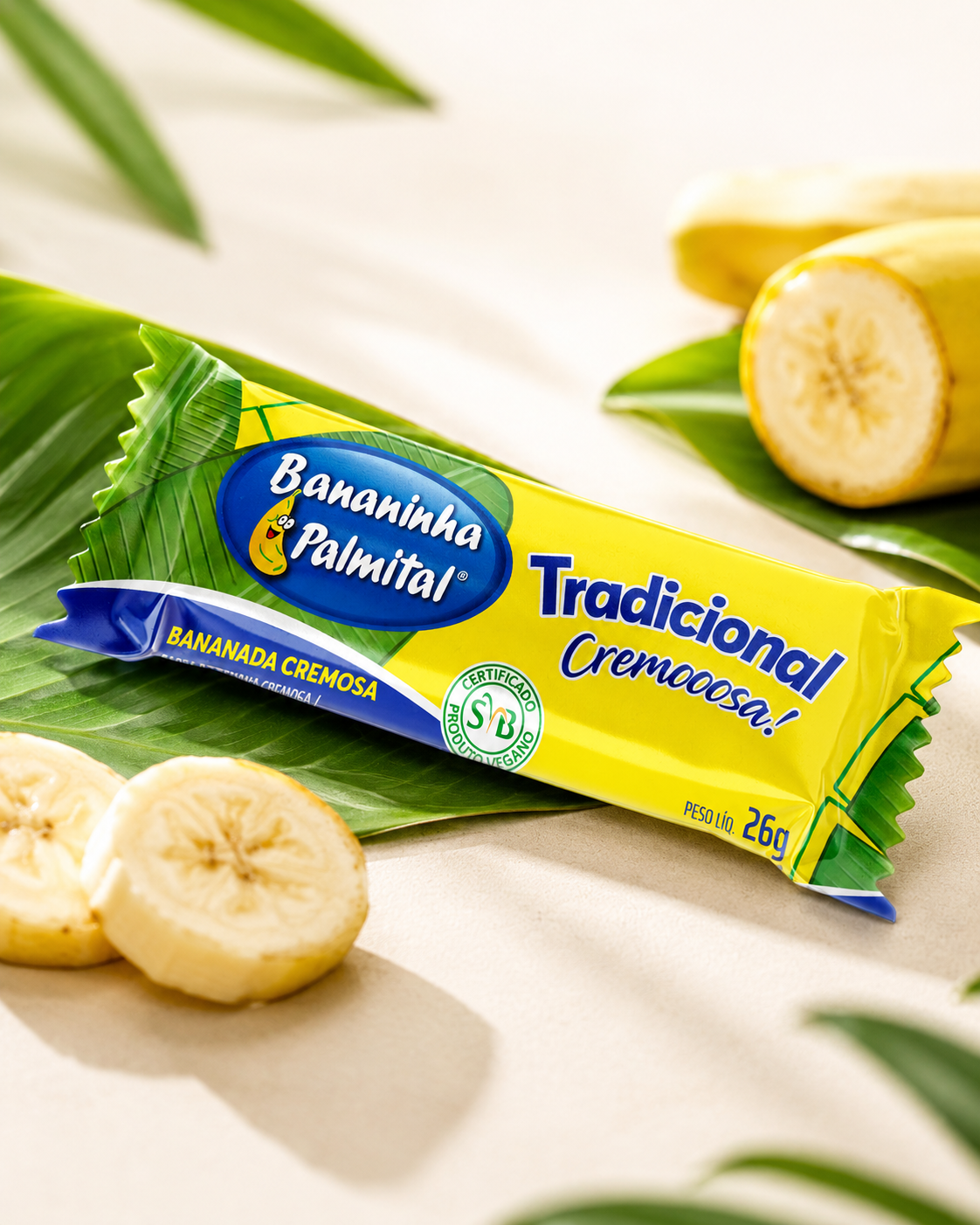 Bananinha Palmital presente no kit do atleta